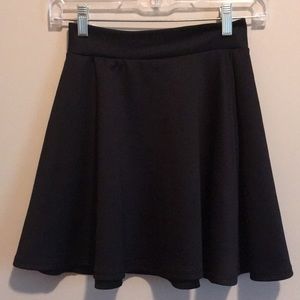 Black skater skirt